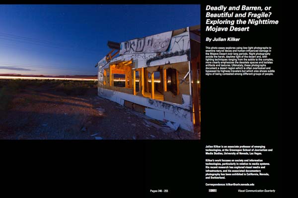 Julian Kilker - Deadly and Barren, or Beautiful and Fragile? Exploring the Nighttime Mojave Desert