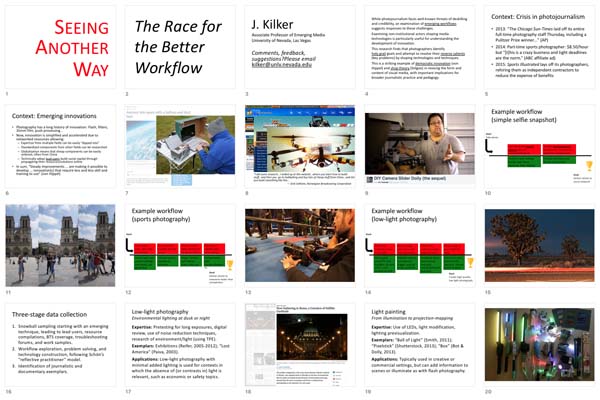 Julian Kilker - AEJMC - The race for the better workflow